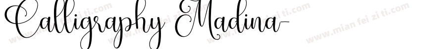 Calligraphy Madina字体转换